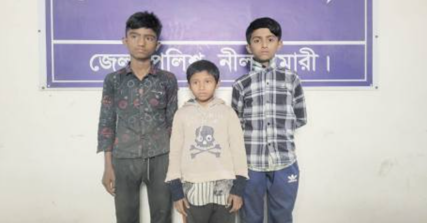 বিজিবির আটককৃত তিন শিশু তিন জেলার বাসিন্দা