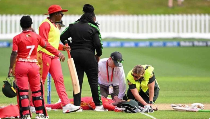 বাউন্সারের আঘাতে মাঠ থেকে হাসপাতালে জিম্বাবুয়ে ব্যাটার