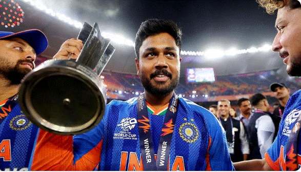 শচীনের উপদেশে বিশ্বকাপ সেরা সঞ্জু স্যামসন